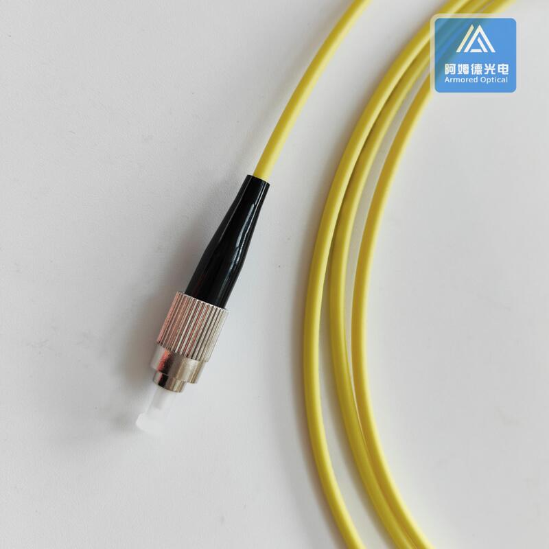 Simplex SM E2000-FC-2M Fiber Patch Cord 2.8mm Yellow LSZH Patch Cable Assembly